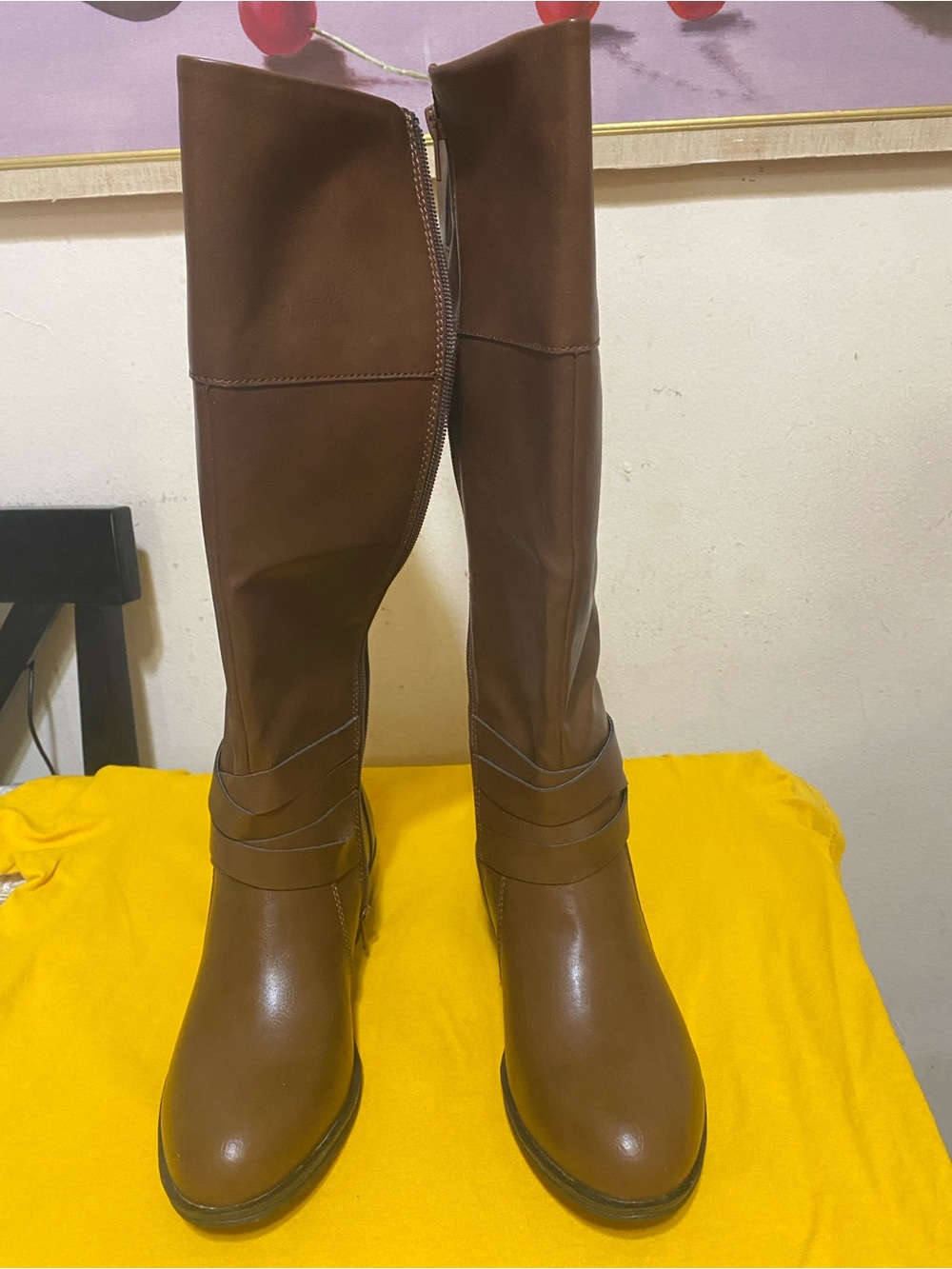 Arizona Jean Company Tall brown Riding Boots size 7 New Open to Offers!